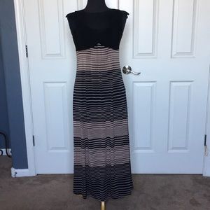 Striped maxi dress